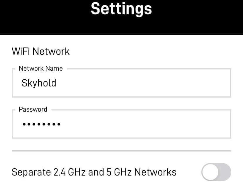Starlink Router Settings