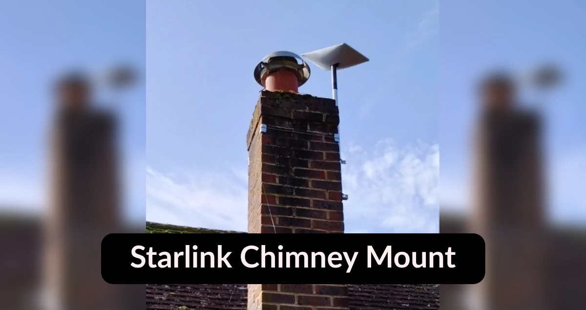 Starlink chimney mount